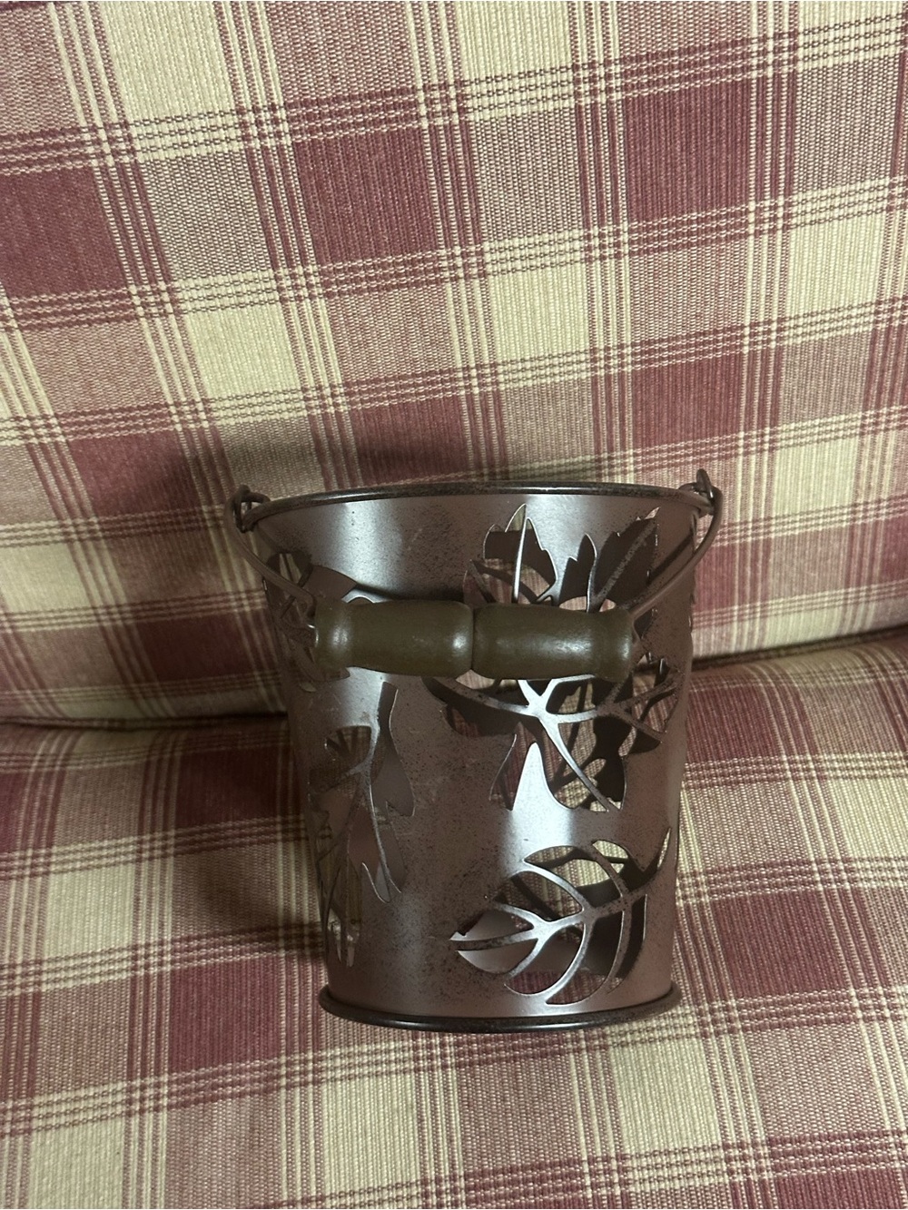Pink Zebra Metal Autumn Accent Shade